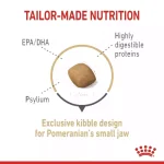 غذای خشک سگ بالغ نژاد پامرانین رویال کنین (Royal Canin Adult Pomeranian) وزن ۱.۵ کیلوگرم - تصویر 4